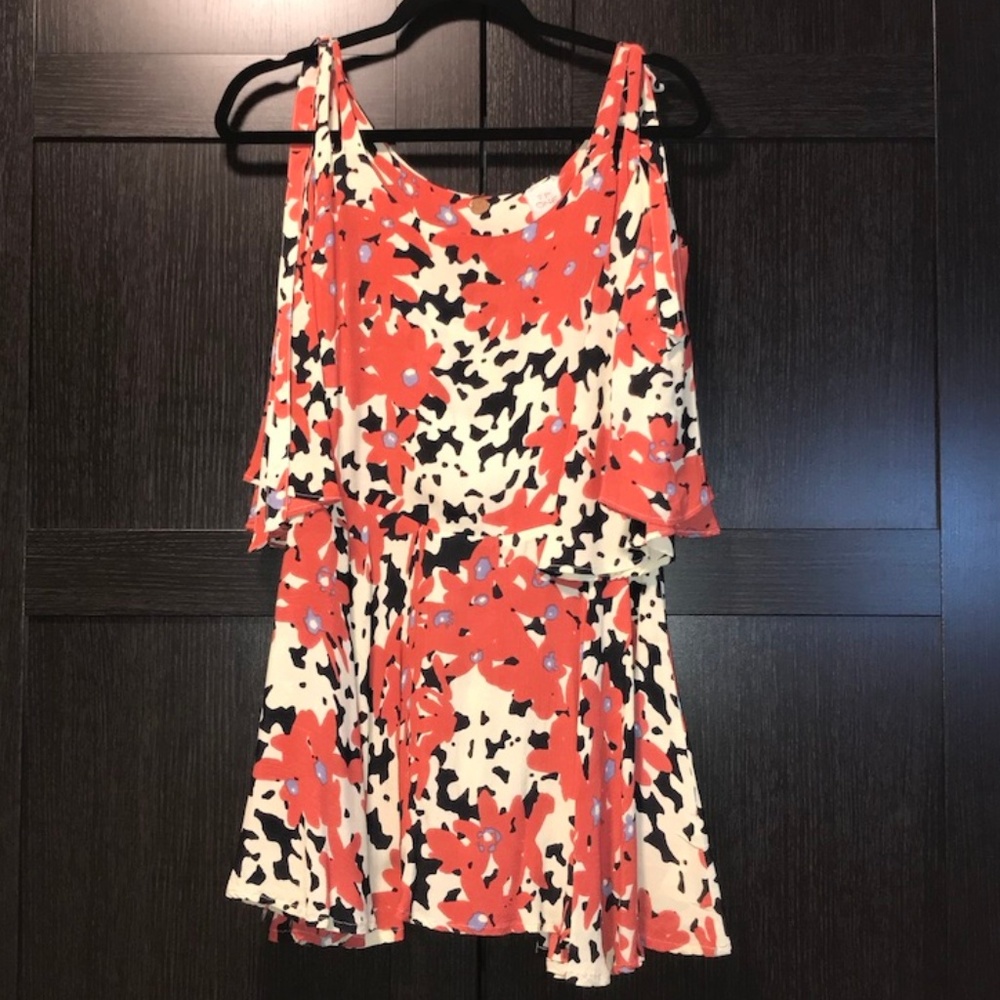 Free People Ruffle Romper Size XS